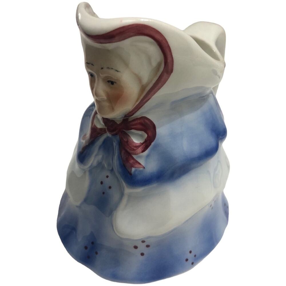 Tony Wood Staffordshire Little Old Lady Cream Pitcher EUC